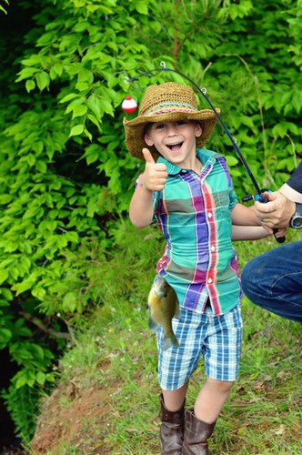 детская рыбалка